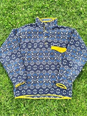 Patagonia Synchilla Fleece Blue Yellow